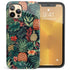 Custom Initials Tropical Pineapples & Flowers iPhone Case